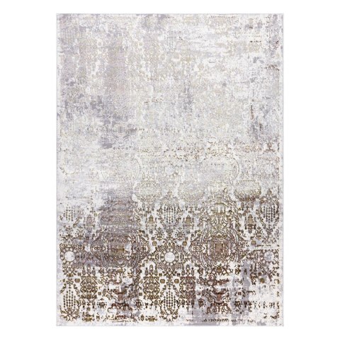 Dywan krótkowłosy WELLI ORNAMENT 6 kolor kremowy 140x190 hakano - RUG/LU/WELLI/ORNAMENT6/GOLD+CREAM/140x190