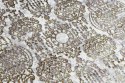 Dywan krótkowłosy WELLI ORNAMENT 6 kolor kremowy 140x190 hakano - RUG/LU/WELLI/ORNAMENT6/GOLD+CREAM/140x190