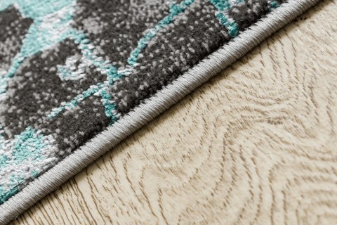 Dywan krótkowłosy WELLI VINTAGE 2  morski 120x170 hakano - RUG/LU/WELLI/VINTAGE2/GREEN+ANTHRACITE/120x170