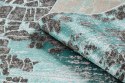 Dywan krótkowłosy WELLI VINTAGE 2  morski 120x170 hakano - RUG/LU/WELLI/VINTAGE2/GREEN+ANTHRACITE/120x170