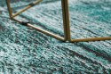 Dywan krótkowłosy WELLI VINTAGE kolor morski 160x220 hakano - RUG/LU/WELLI/VINTAGE/GREEN+ANTHRACITE/160x220