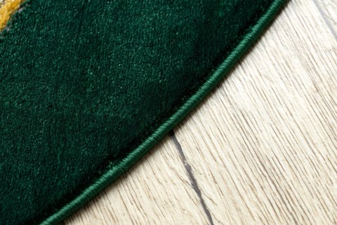 Dywan okrągły krótkowłosy ESTEMA GEOMETRIC kolor butelkowa zieleń r160 hakano - RUG/LU/ESTEMA/GEOMETRIC/BOTTLEGREEN+GOLD/R160