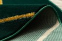 Dywan okrągły krótkowłosy ESTEMA GEOMETRIC kolor butelkowa zieleń r160 hakano - RUG/LU/ESTEMA/GEOMETRIC/BOTTLEGREEN+GOLD/R160