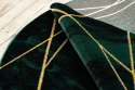 Dywan okrągły krótkowłosy ESTEMA MARBLE 2 kolor butelkowa zieleń r160 hakano - RUG/LU/ESTEMA/MARBLE2/BOTTLEGREEN+GOLD/R160