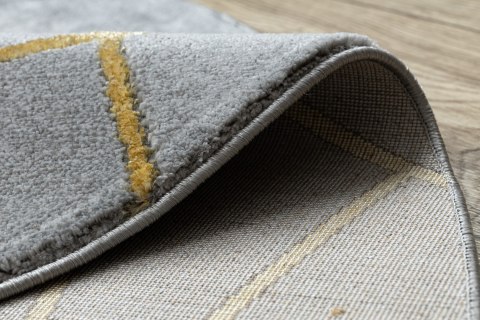 Dywan okrągły krótkowłosy ESTEMA MARBLE 2 kolor szary r160 hakano - RUG/LU/ESTEMA/MARBLE2/GREY+GOLD/R160