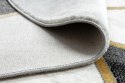 Dywan okrągły krótkowłosy ESTEMA MARBLE 3 kolor czarny r160 hakano - RUG/LU/ESTEMA/MARBLE3/BLACK+GOLD/R160