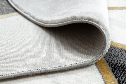 Dywan okrągły krótkowłosy ESTEMA MARBLE 3 kolor czarny r160 hakano - RUG/LU/ESTEMA/MARBLE3/BLACK+GOLD/R160