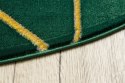 Dywan okrągły krótkowłosy ESTEMA MARBLEGEO  butelkowa zieleń r120 hakano - RUG/LU/ESTEMA/MARBLEGEO/BOTTLEGREEN+GOLD/R120