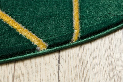 Dywan okrągły krótkowłosy ESTEMA MARBLEGEO  butelkowa zieleń r120 hakano - RUG/LU/ESTEMA/MARBLEGEO/BOTTLEGREEN+GOLD/R120