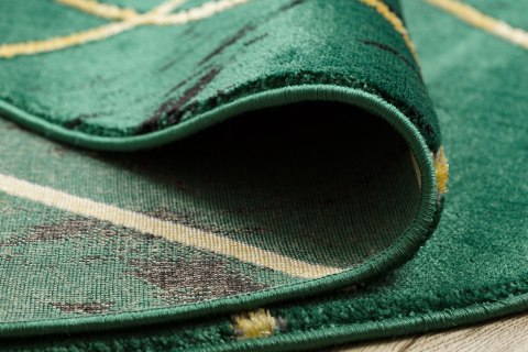 Dywan okrągły krótkowłosy ESTEMA MARBLEGEO  butelkowa zieleń r120 hakano - RUG/LU/ESTEMA/MARBLEGEO/BOTTLEGREEN+GOLD/R120