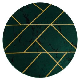 Dywan okrągły krótkowłosy ESTEMA MARBLEGEO kolor butelkowa zieleń r160 hakano - RUG/LU/ESTEMA/MARBLEGEO/BOTTLEGREEN+GOLD/R160