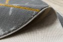 Dywan okrągły krótkowłosy ESTEMA MARBLEGEO kolor grafitowy r160 hakano - RUG/LU/ESTEMA/MARBLEGEO/GRAPHITE+GOLD/R160