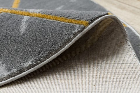Dywan okrągły krótkowłosy ESTEMA MARBLEGEO kolor grafitowy r160 hakano - RUG/LU/ESTEMA/MARBLEGEO/GRAPHITE+GOLD/R160