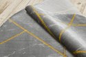 Dywan okrągły krótkowłosy ESTEMA MARBLEGEO kolor grafitowy r160 hakano - RUG/LU/ESTEMA/MARBLEGEO/GRAPHITE+GOLD/R160