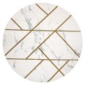 Dywan okrągły krótkowłosy ESTEMA MARBLEGEO kolor kremowy r160 hakano - RUG/LU/ESTEMA/MARBLEGEO/CREAM+GOLD/R160