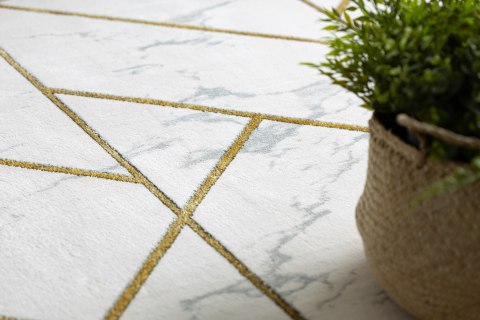 Dywan okrągły krótkowłosy ESTEMA MARBLEGEO kolor kremowy r160 hakano - RUG/LU/ESTEMA/MARBLEGEO/CREAM+GOLD/R160