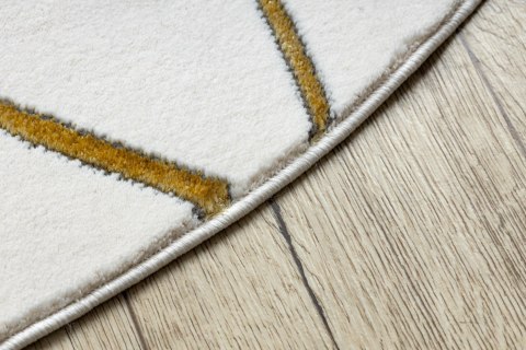 Dywan okrągły krótkowłosy ESTEMA MARBLEGEO kolor kremowy r160 hakano - RUG/LU/ESTEMA/MARBLEGEO/CREAM+GOLD/R160