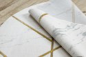 Dywan okrągły krótkowłosy ESTEMA MARBLEGEO kolor kremowy r160 hakano - RUG/LU/ESTEMA/MARBLEGEO/CREAM+GOLD/R160