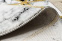 Dywan okrągły krótkowłosy ESTEMA MARBLETRIANGLES kolor czarny r160 hakano - RUG/LU/ESTEMA/MARBLETRIANGLES/BLACK+GOLD/R160