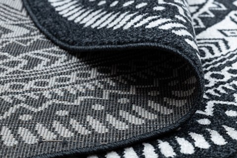 Dywan okrągły BEO kolor czarny styl dziecięcy r120 Hakano