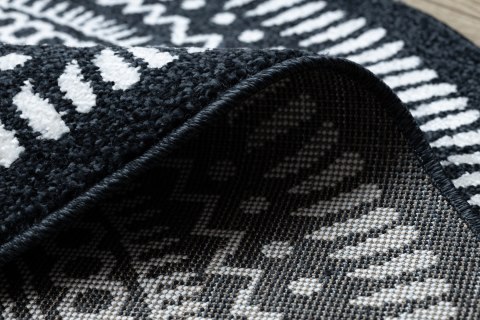 - RUG/LU/BEO/NAPKIN/BLACK/R160