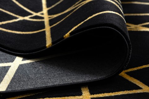 - RUG/LU/MOSSE/ARTDECO/BLACK+GOLD/140x190