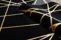 - RUG/LU/MOSSE/ARTDECO/BLACK+GOLD/140x190