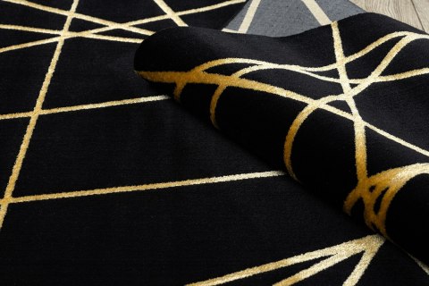 - RUG/LU/MOSSE/ARTDECO/BLACK+GOLD/140x190