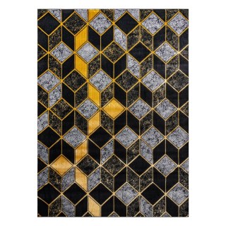 - RUG/LU/MOSSE/GLAM/BLACK+GOLD/140x190