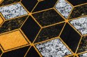 - RUG/LU/MOSSE/GLAM/BLACK+GOLD/140x190