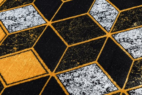 - RUG/LU/MOSSE/GLAM/BLACK+GOLD/140x190