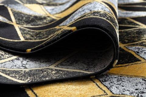 - RUG/LU/MOSSE/GLAM/BLACK+GOLD/140x190