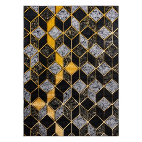 - RUG/LU/MOSSE/GLAM/BLACK+GOLD/160x220