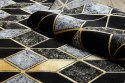 - RUG/LU/MOSSE/GLAM/BLACK+GOLD/160x220
