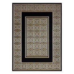 - RUG/LU/MOSSE/GREEK2/BLACK+GOLD/80x150