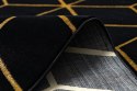 - RUG/LU/MOSSE/HEXAGON2/BLACK+GOLD/140x190