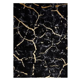 - RUG/LU/MOSSE/MARBLE4/BLACK+GOLD/80x150