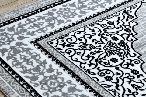 - RUG/LU/MOSSE/ORNAMENT2/CREAM+GREY/140x190