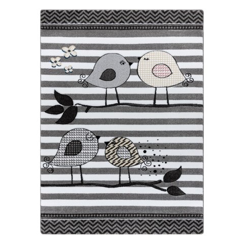 - RUG/LU/TINIES/BIRDS/GREY/200x290