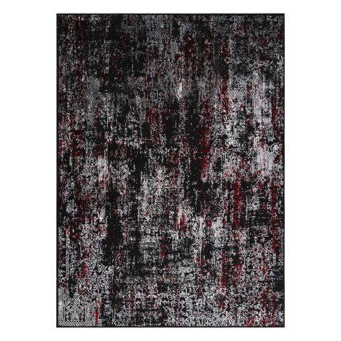 - RUG/LU/LEAN/ORNAMENT/ANTHRACITE+RED/140x190