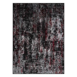 - RUG/LU/LEAN/ORNAMENT/ANTHRACITE+RED/160x220