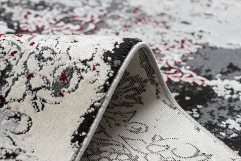 - RUG/LU/LEAN/ROSETTE/CREAM+RED/160x220