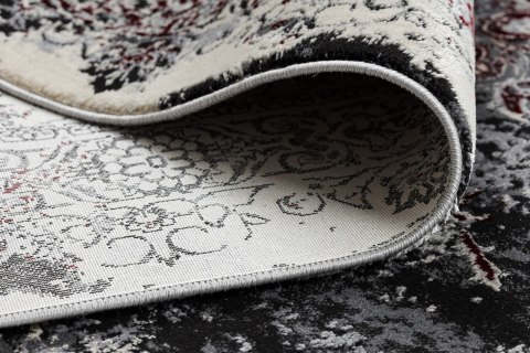 - RUG/LU/LEAN/ROSETTE/CREAM+RED/160x220