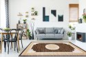 - RUG/LU/TREX/GREEK2/BEIGE+BROWN/120x170
