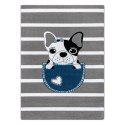 - RUG/LU/TINIES/DOG/GREY/160x220
