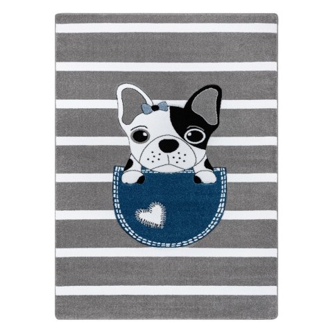 - RUG/LU/TINIES/DOG/GREY/160x220