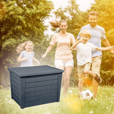 Skrzynia ogrodowa 160 L ANTRACYT Kamai EDA
