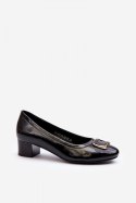 Czółenka Model Enollia 58248 Black - Step in style Step in style