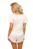 Piżama Damska Model Marina 1/2 Beige - Donna Donna