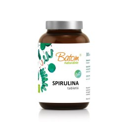 SPIRULINA BIO (400 mg) 300 TABLETEK - BATOM